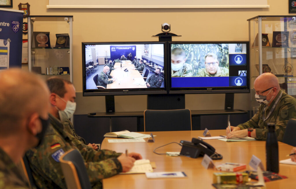 commanding troops during battle operations.