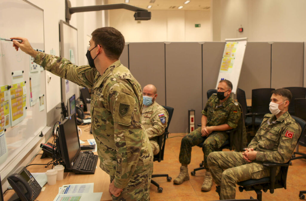 Computer Assisted Exercise/ Command Post Exercise, with General André