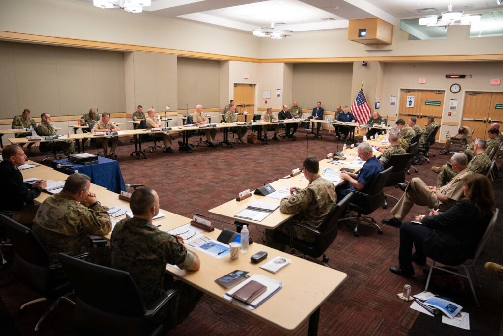 The 2021 Allied Warfighter Talks at the Pentagon, Washington D.C., June 3, 2021. DOD Photo by Navy Petty Officer 1st Class Carlos M. Vazquez II