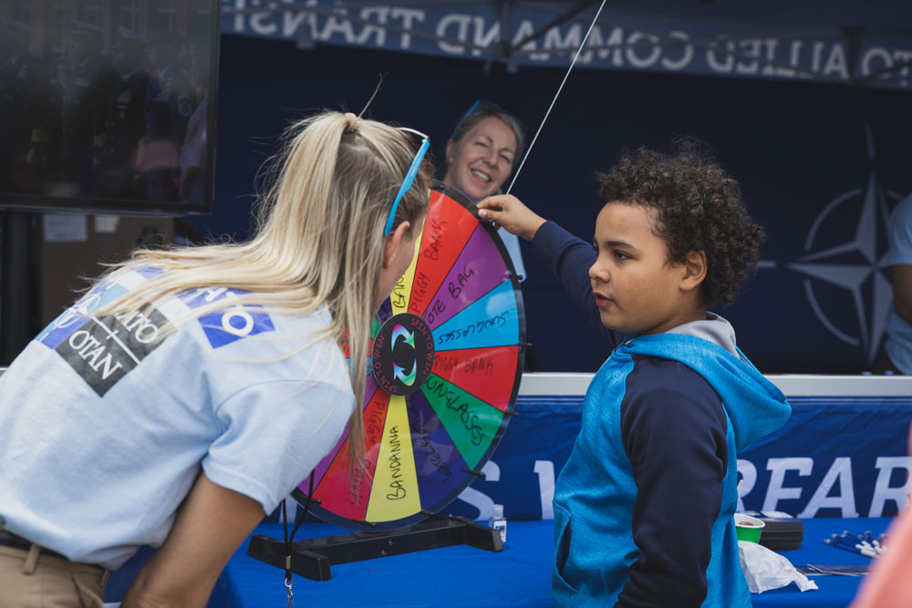 Residents visited and learned about NATO