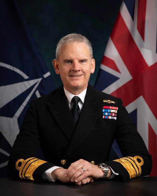 Vice Admiral Guy Robinson CB OBE Vice Admiral Guy Robinson CB OBE - Royal Navy North Atlantic Treaty Organization