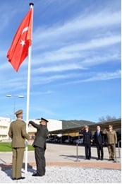 Steering Committee and Turkey flag rising ceremony