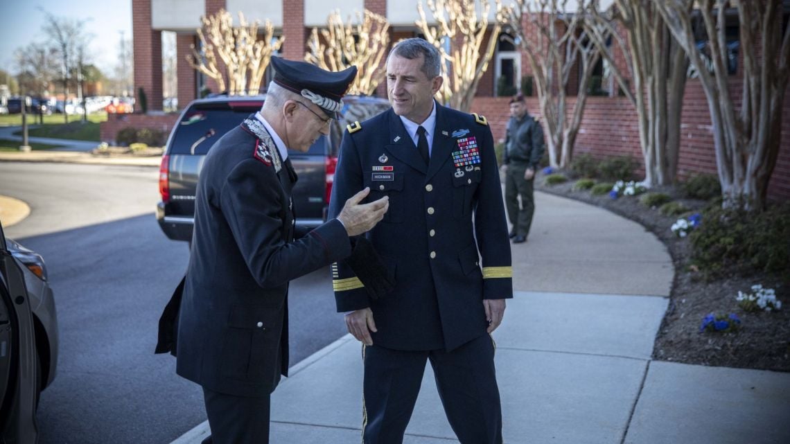 General Lanata Welcomes Italy’s Chief of Carabinieri General Lanata Welcomes Italy’s Chief of Carabinieri