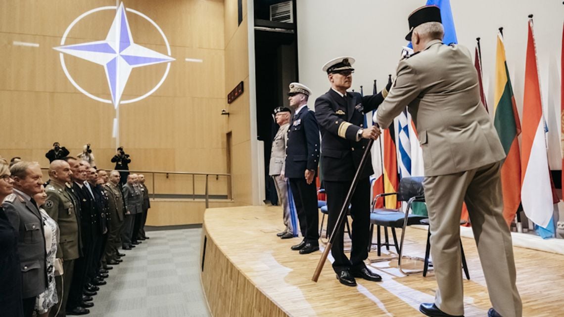 Change of Command at the Joint Warfare Centre