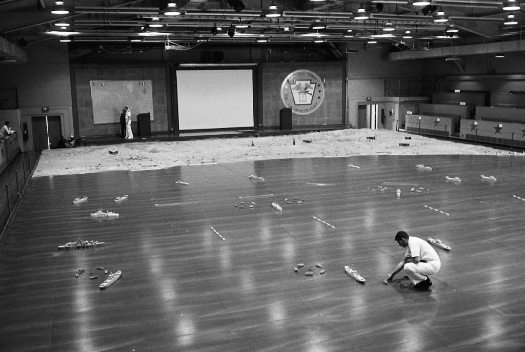 Plotting room for SACLANT, June 1963.
