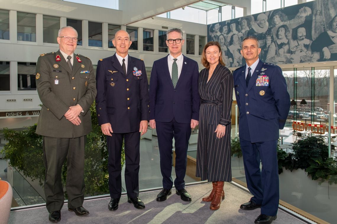 Kickstarting Digital Transformation: General Lavigne visits NCI Agency