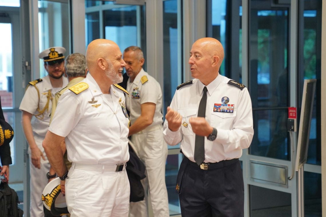 General Lavigne Talks Warfare Development with the Chief of Defence of Italy