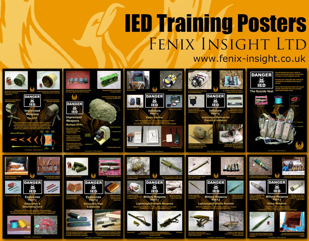 IED Training Posters