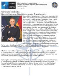GEN CHRIS BADIA OFFICIAL BIO